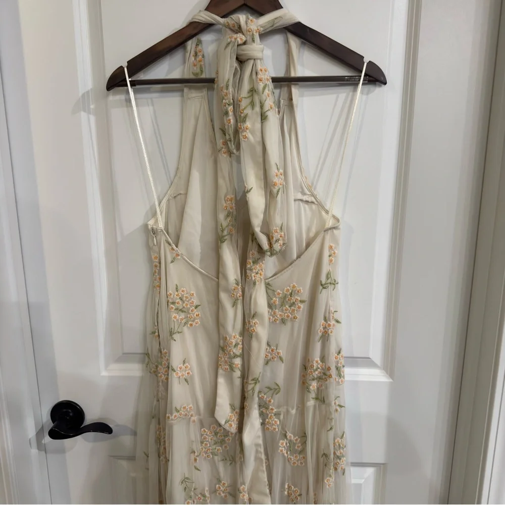 Free People Embroidered Holding On Convertible Maxi Dress - Picture 9 of 15